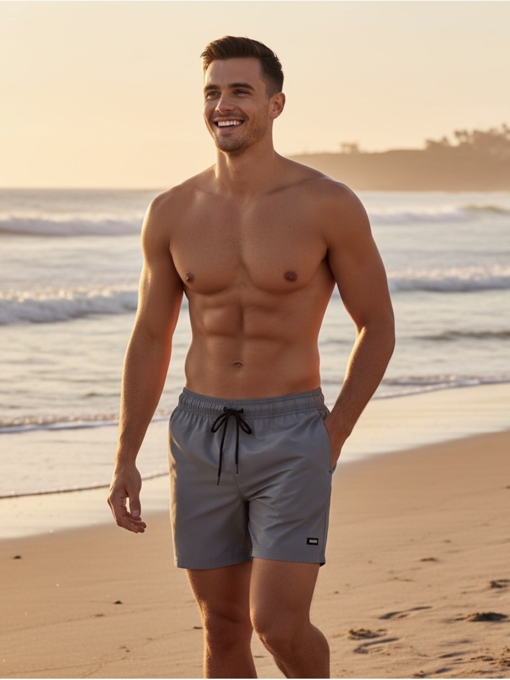 Medium BOSS Shark Swim Trunks